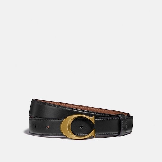 NWT Coach Signature Buckle Belt, 25 Mm F83960 size M