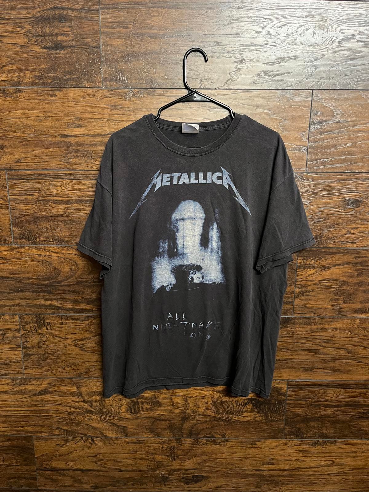 VTG Metallica All Nightmare Long T-shirt Heavy Shirt XL