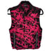Misfits X Social Collision Button Up Vest Size XS Red Black 90’s Y2K Punk Rock