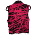 Misfits X Social Collision Button Up Vest Size XS Red Black 90’s Y2K Punk Rock