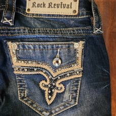 NWT ladies Rock Revival Crop Jeans Size 26x23