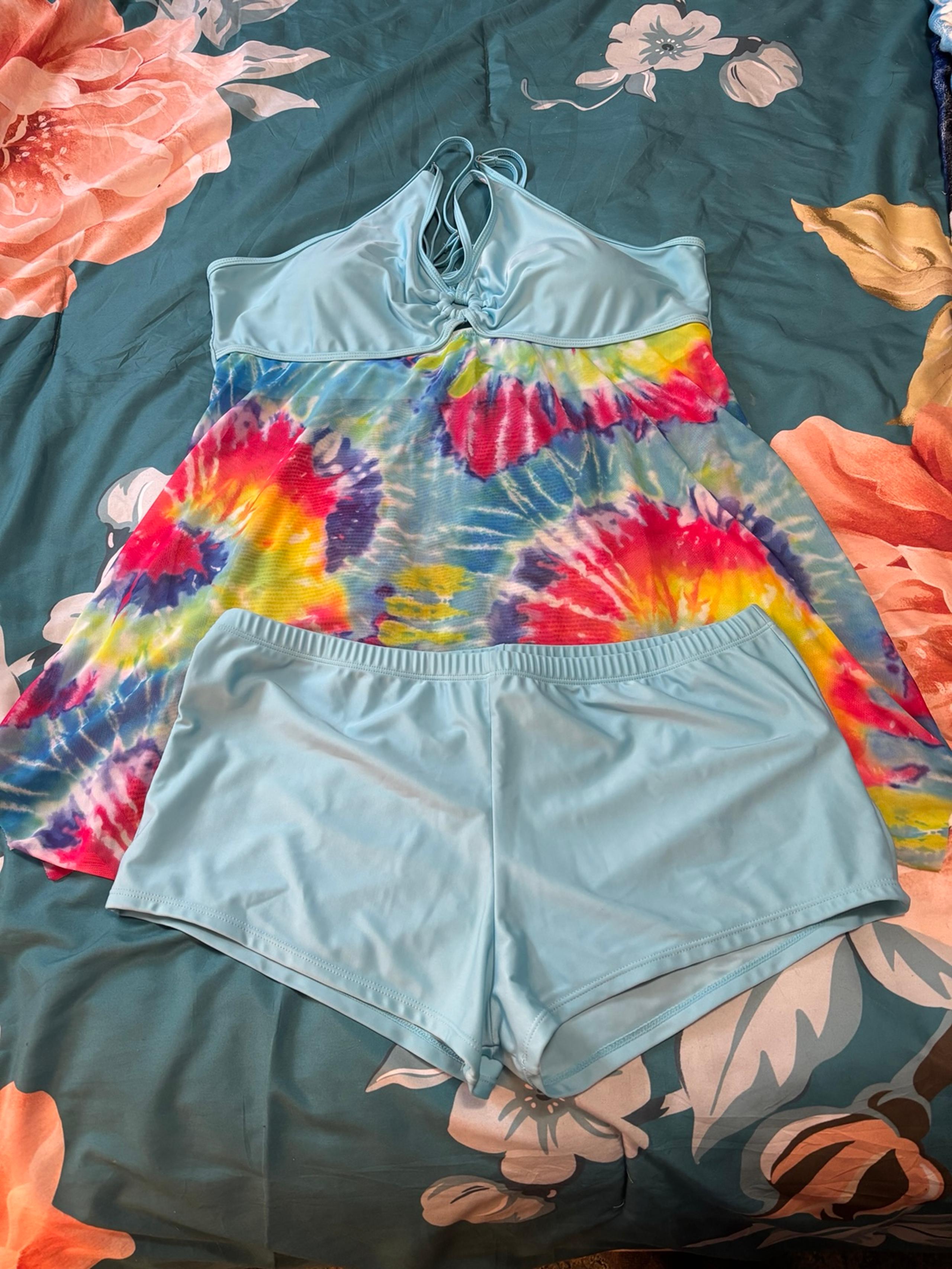 Worn twice rosegal bathing suit set size 3X fits like a 2/3x