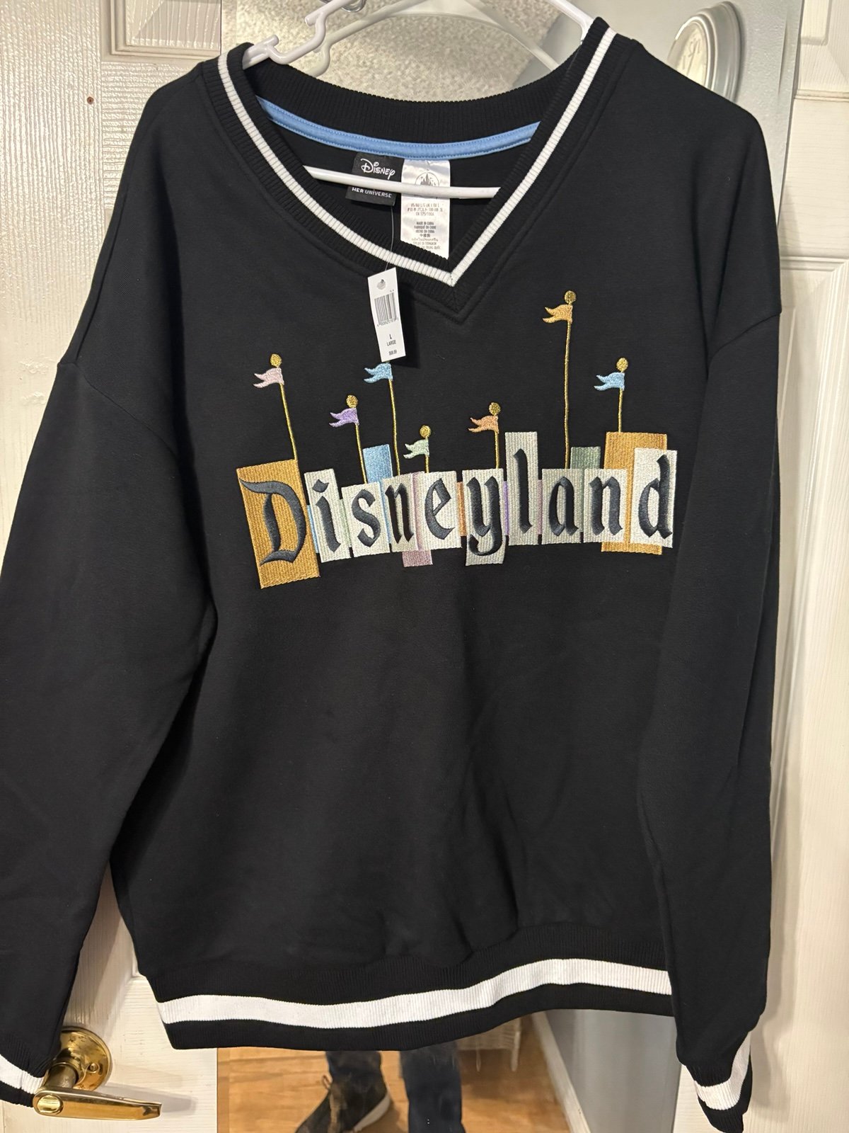Disneyland marquee Sweatshirt v neck