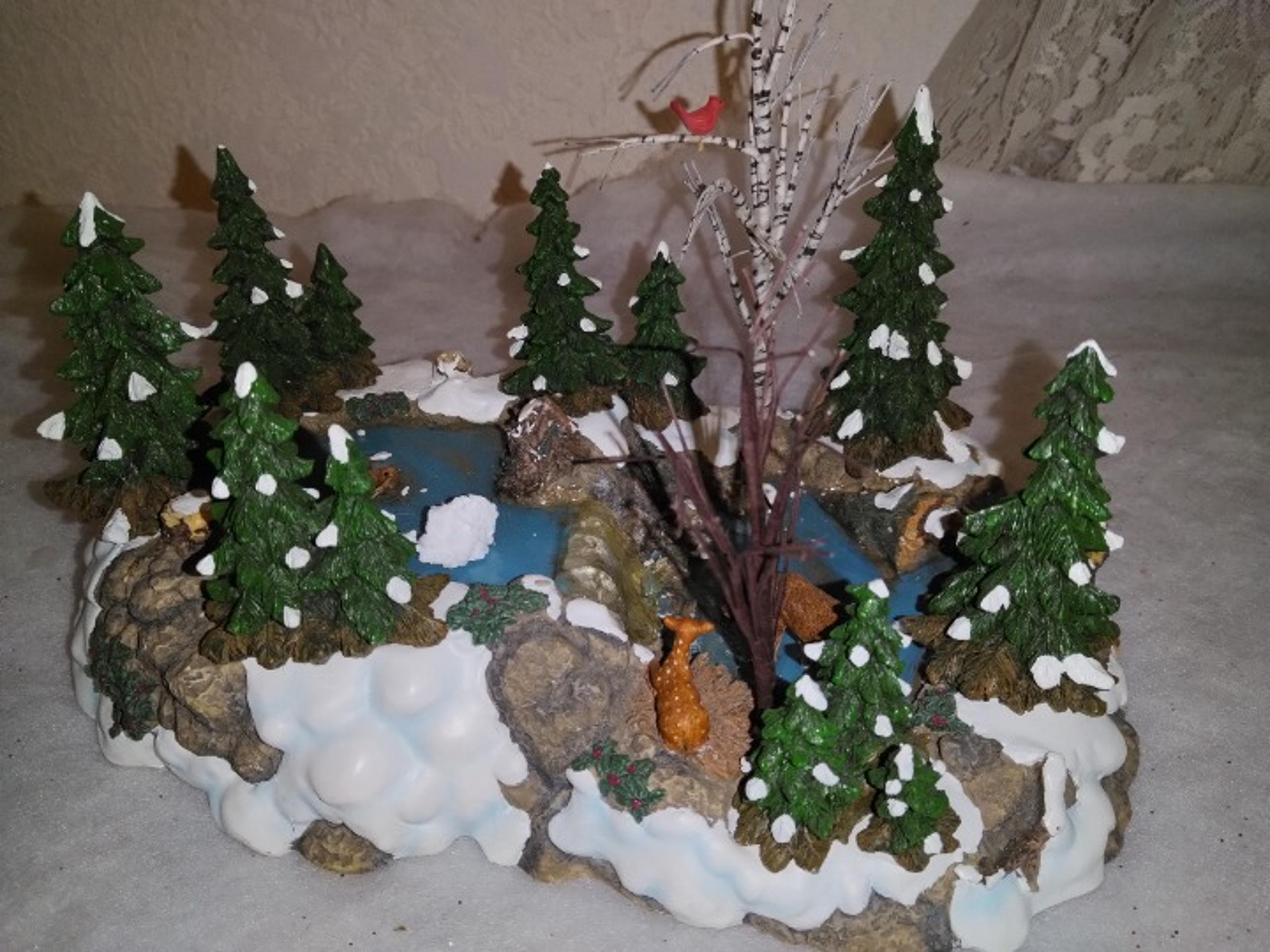 RETIRED VINTAGE DEPARTMENT 56 MILL CREEK POND VILLAGE HOUSE CHRISTMAS DECOR