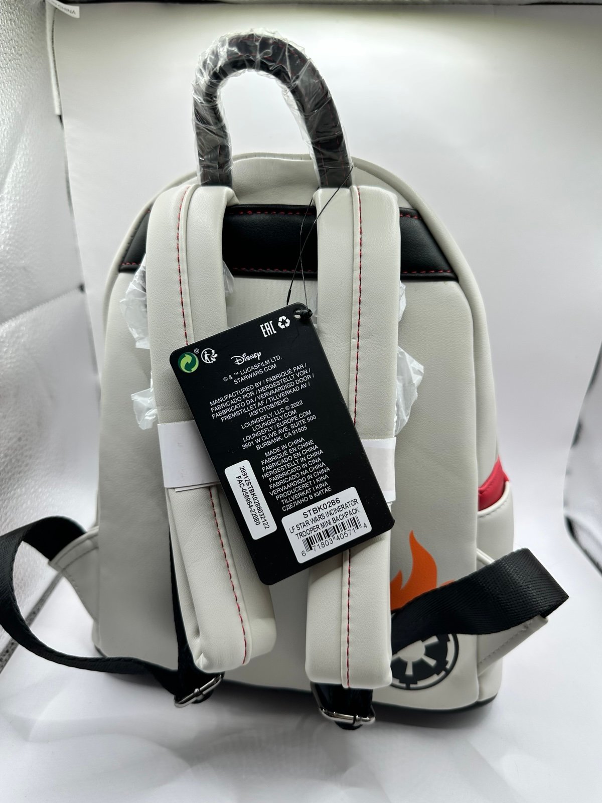 【Lounge Fly】Exclusive - Incinerator Cosplay Mini Backpack Loungefly Exclusive Star Wars Incinerator Trooper Cosplay
