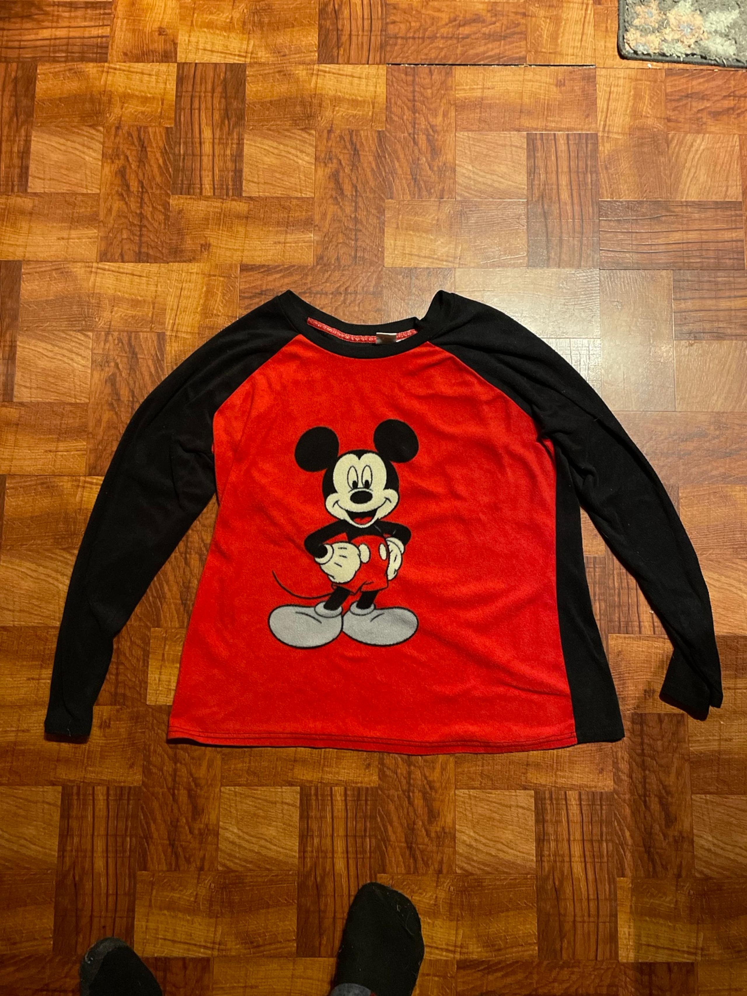 Vintage Disney Mickey Mouse Pajama Top 2XL Women