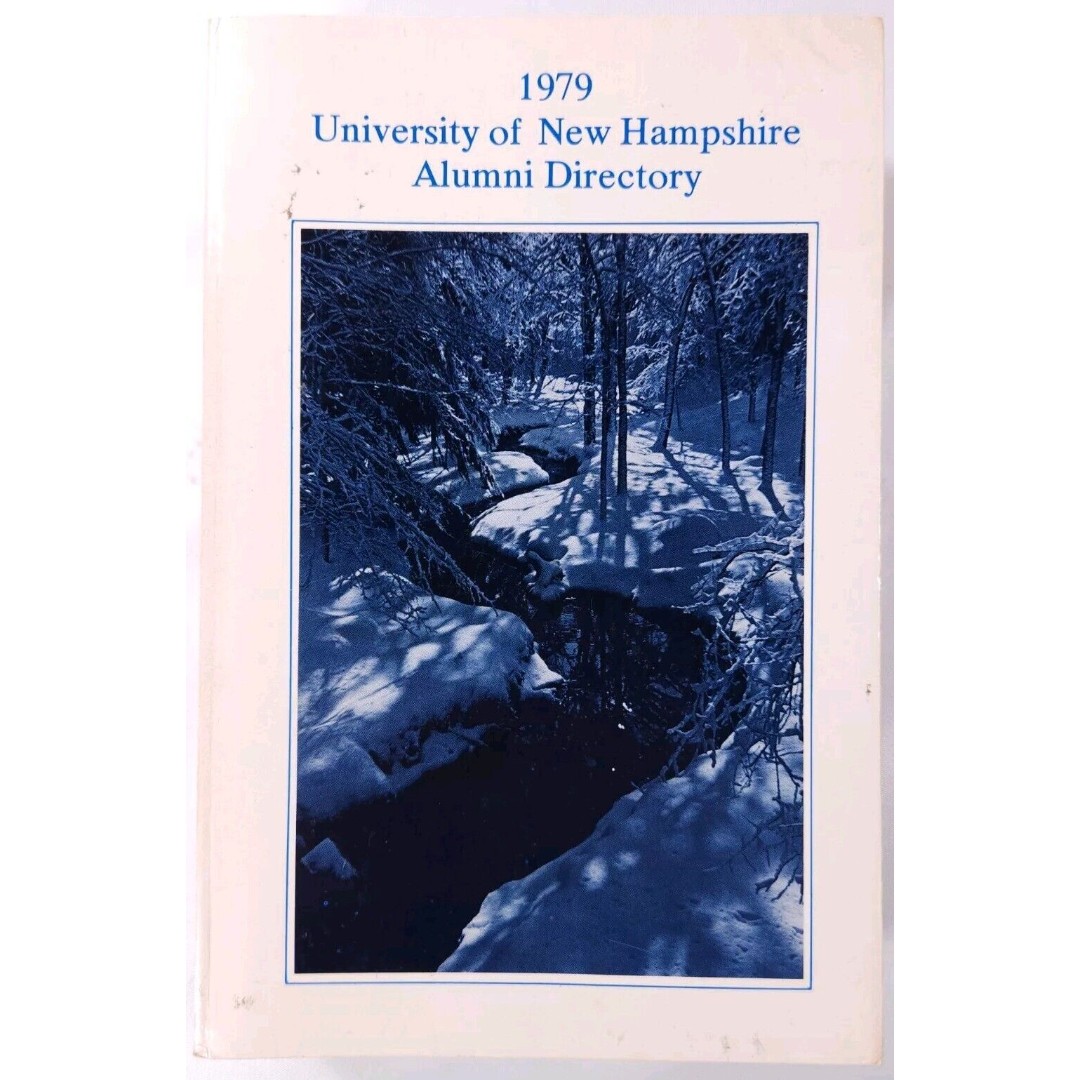 1979 University Of New Hampshire Alumni Directory UNH Durham