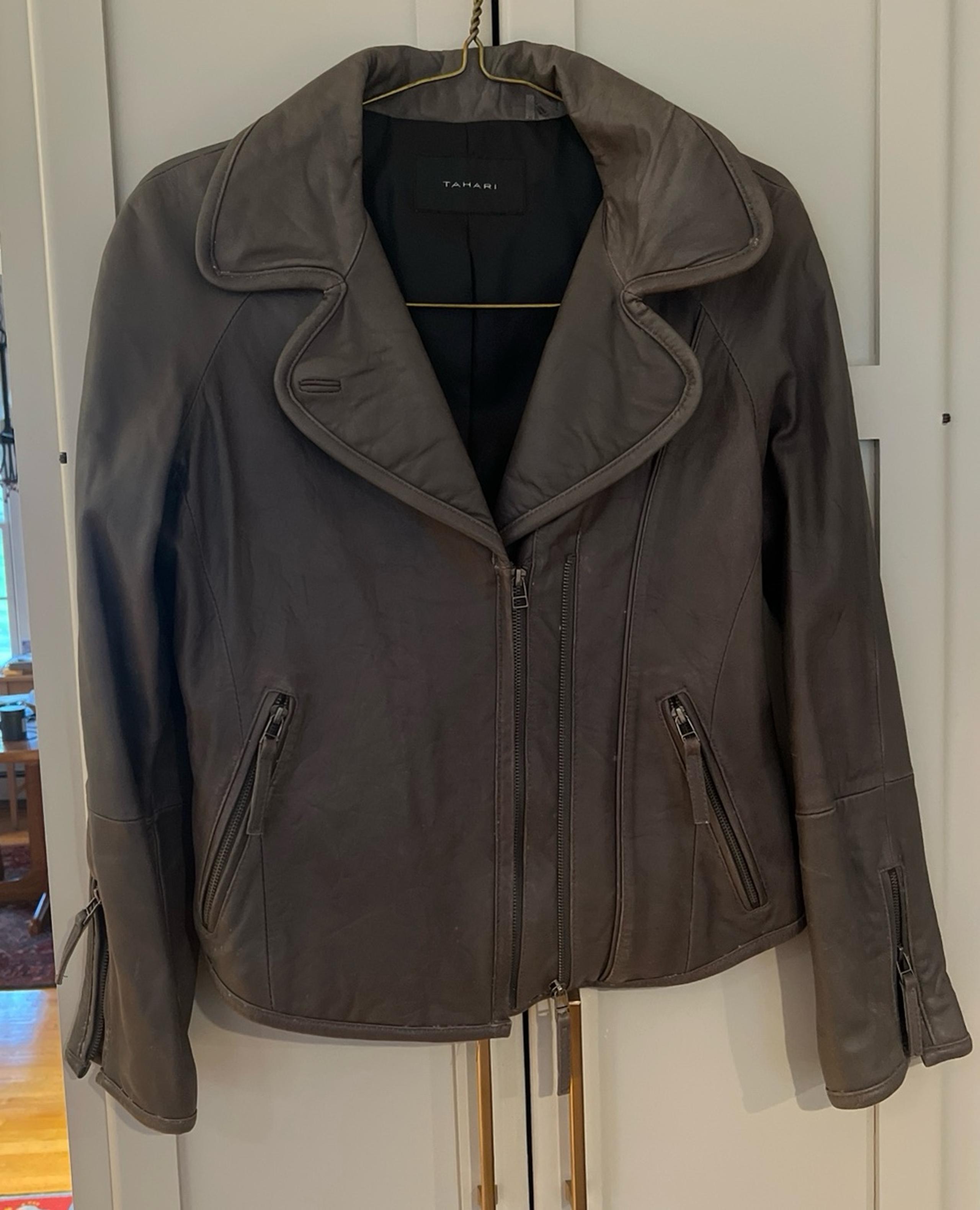 Women’s Tahari Leather Jacket