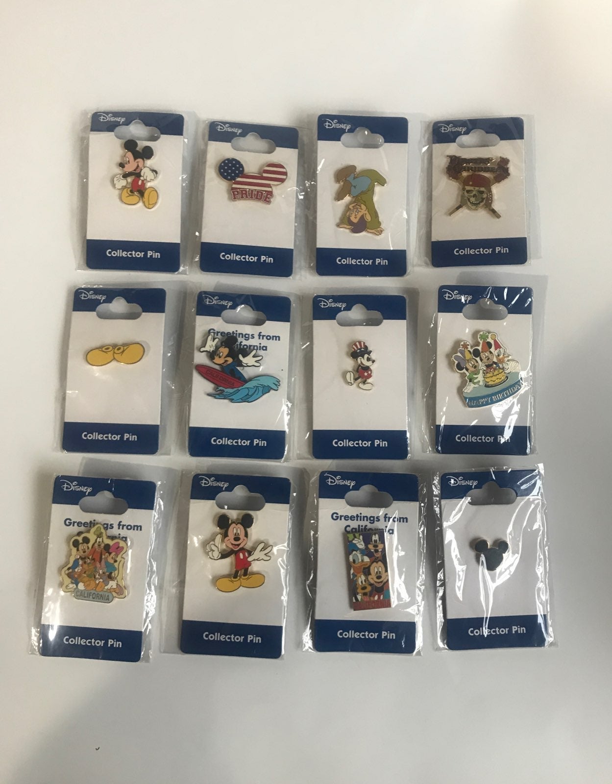 Lot of 12 Disney Jerry Leigh Pins
