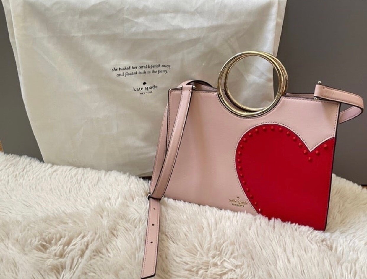 Kate Spade heart sam bag NWT