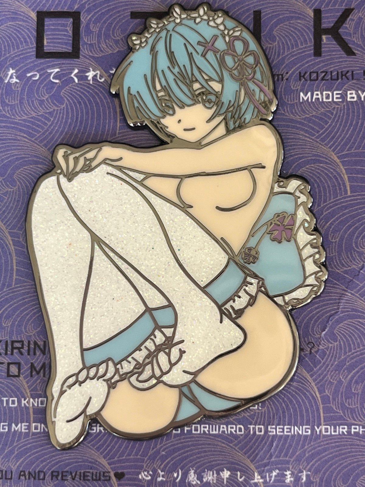 Re:Zero Rem Sexy Lewd Enamel Pin