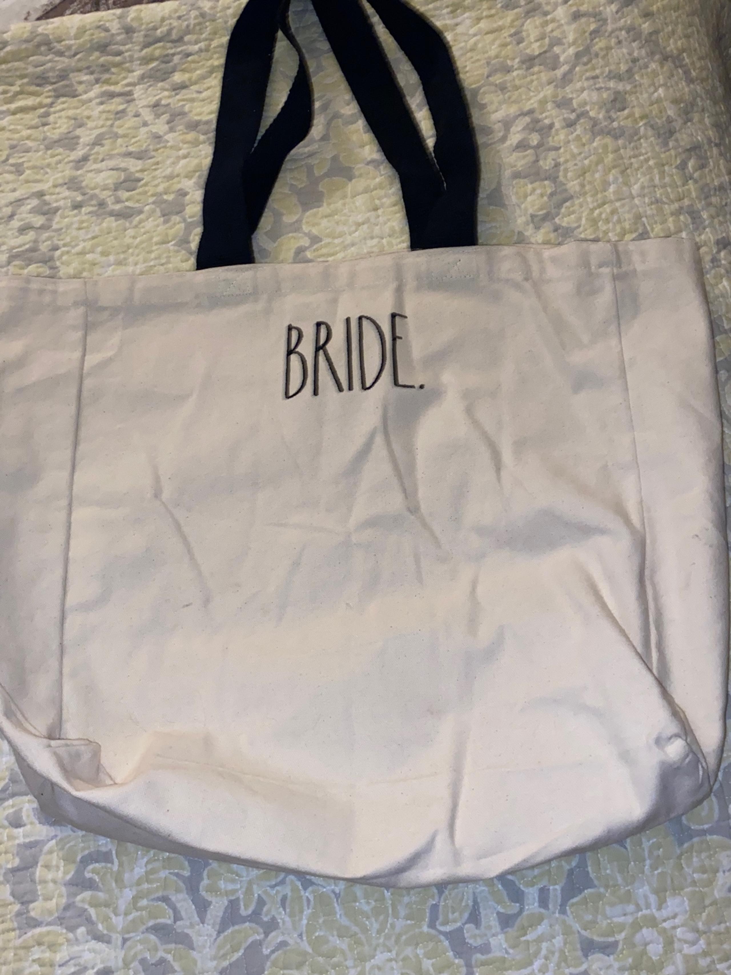 Rae Dunn Bride Tote Bag LARGE