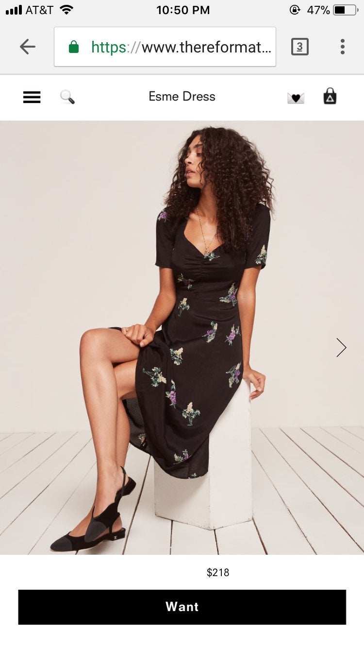 Reformation Midi Floral Dress