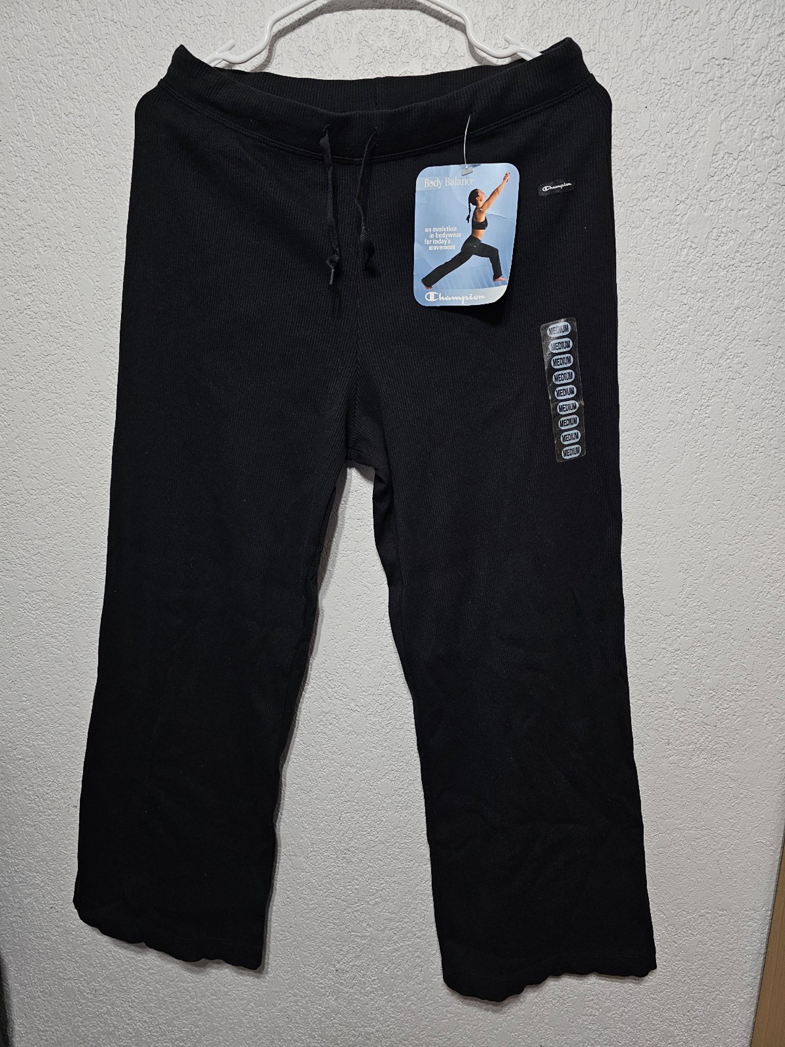 NWT❗️Champion Women’s Body Balance Black Athletic Workout Pants Size M