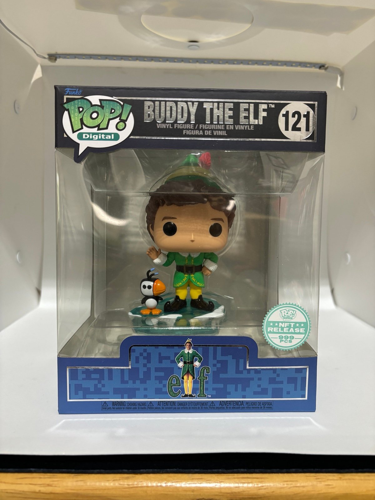 Funko Pop! Digital Buddy The Elf #121 NFT Release 1/999 Grail Deluxe 6”