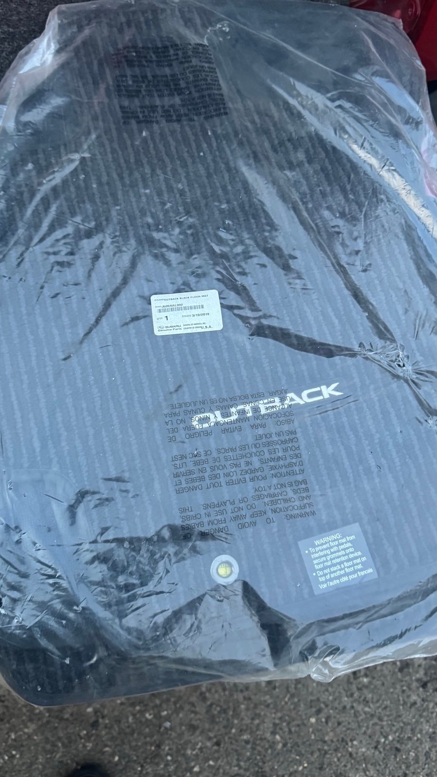 Subaru Outback Floor Matts