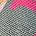 Vintage latch hook rug