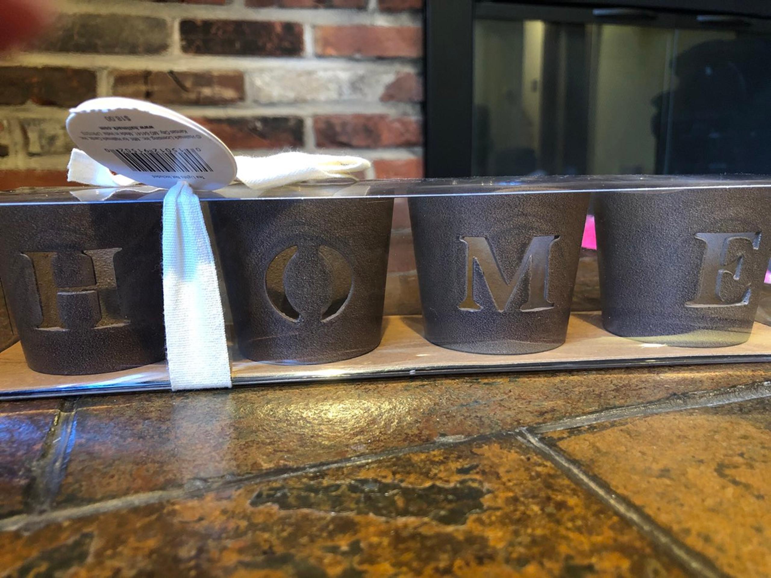 Hallmark “HOME” Tea light Candle Holders