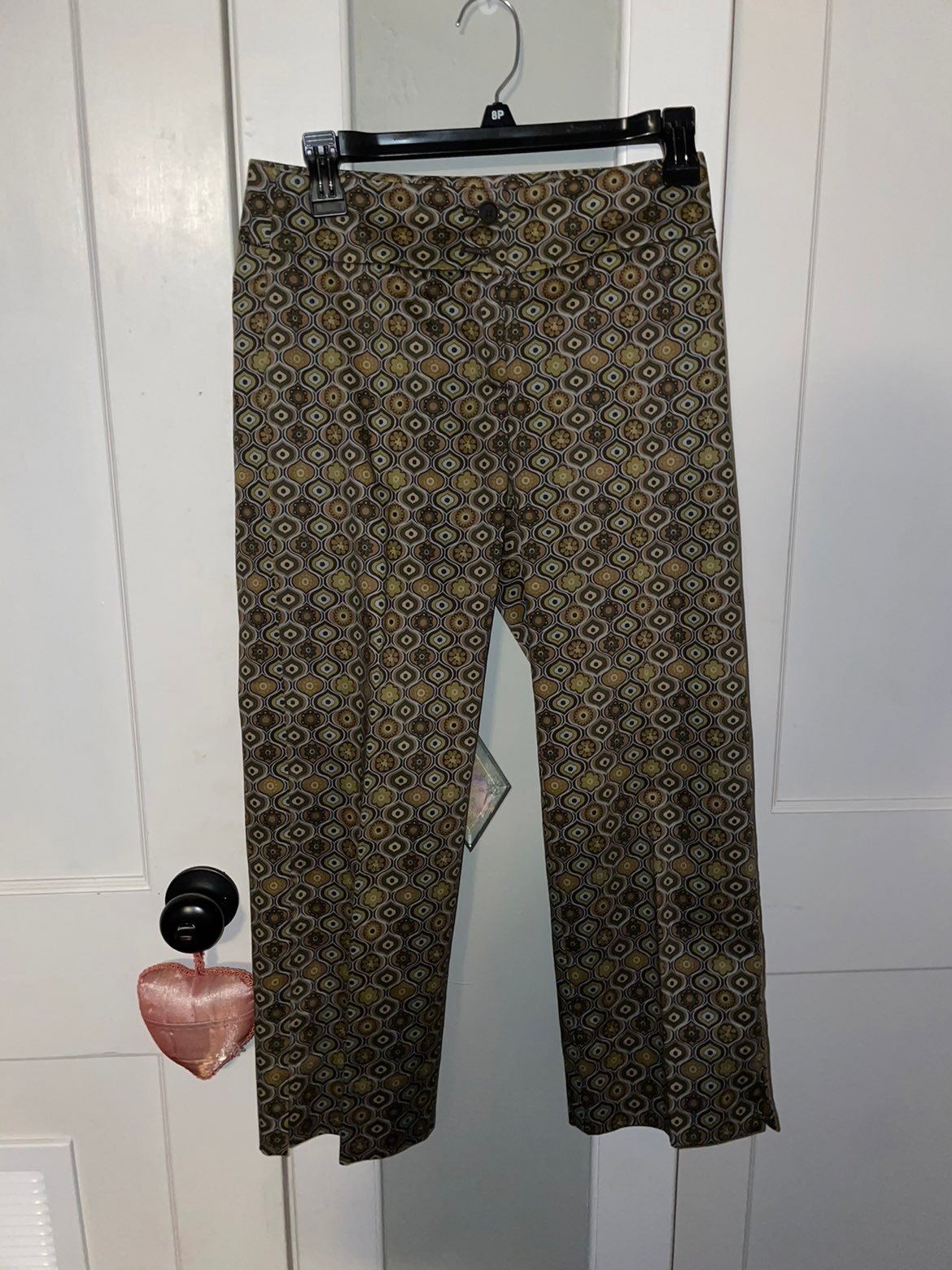 Harolds 70s print capri pants