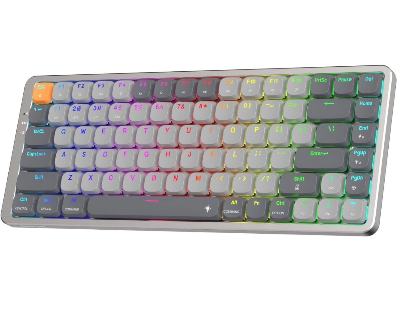 Redragon K652 75% Wireless RGB Mechanical Keyboard, Tri-Mode 84 Keys sealed