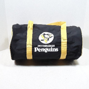 Vintage Pittsburgh Penguins Gym Travel Duffle Bag Picway Shoes Promotional