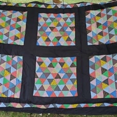 Handmade Quilt- Midnight Shining