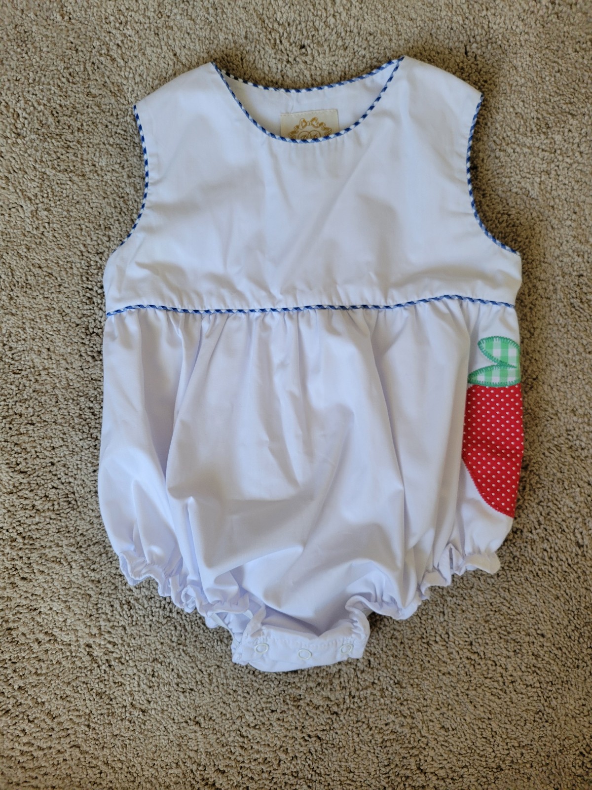 Beaufort Bonnet TBBC Strawberry Brooksy Bubble 18-24m NWOT