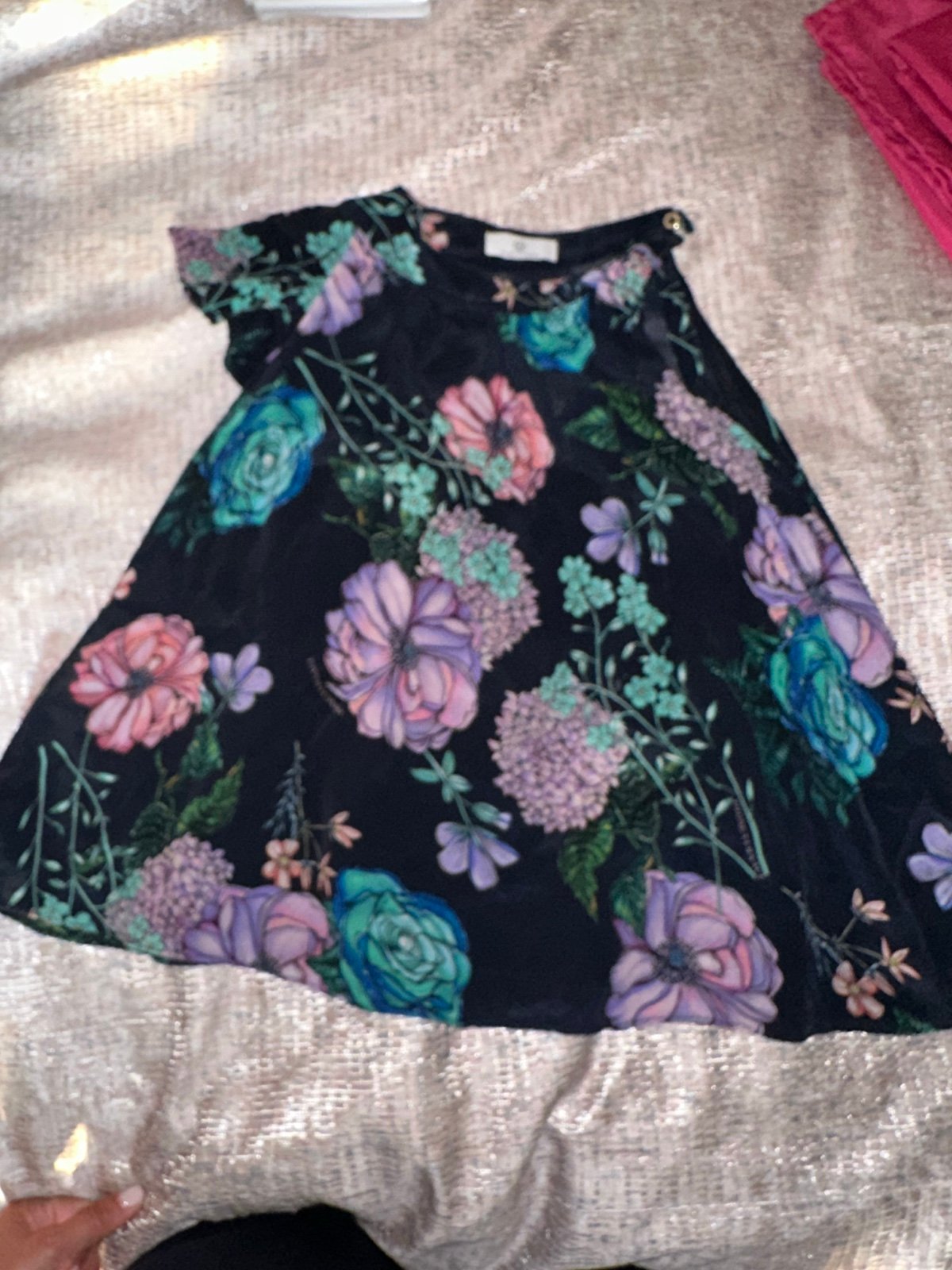 Young Versace cold shoulder dress