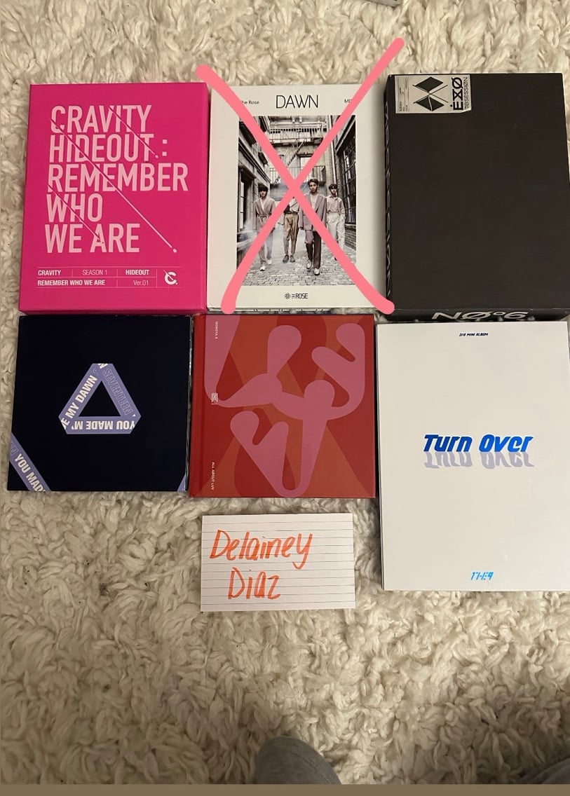 miscellaneous kpop albums (DONT BUY)