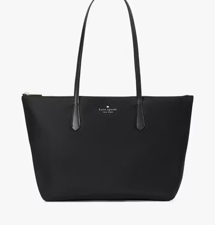 Kate Spade Kitt Nylon Medium Tote, Black