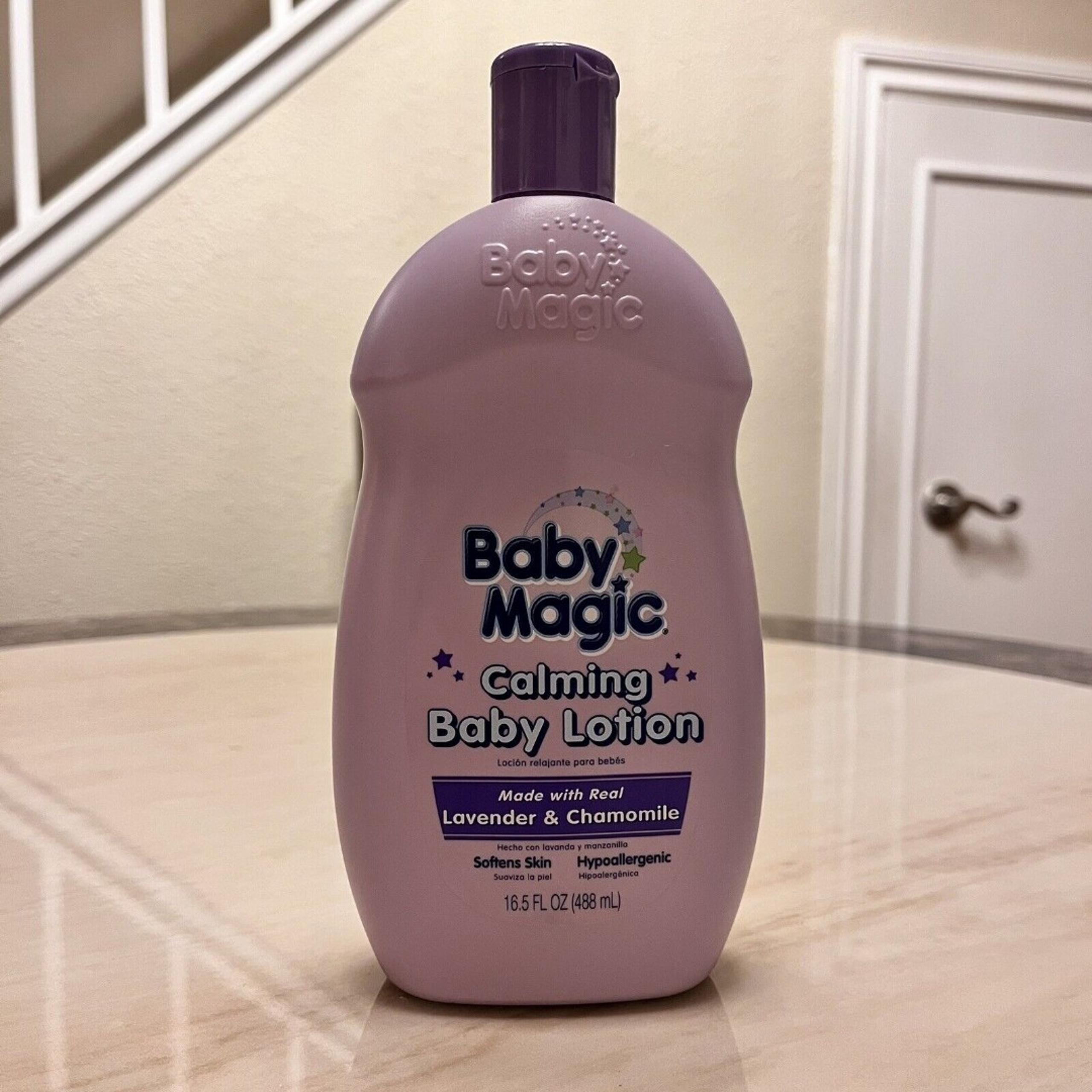 Baby Magic Calming Baby Lotion Real Lavender & Chamomile Hypoallergenic 16.5oz
