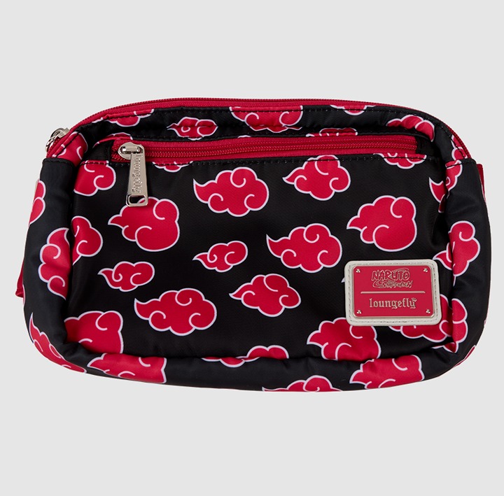 Naruto Akatsuki All-Over Print Nylon Sling Crossbody Bag