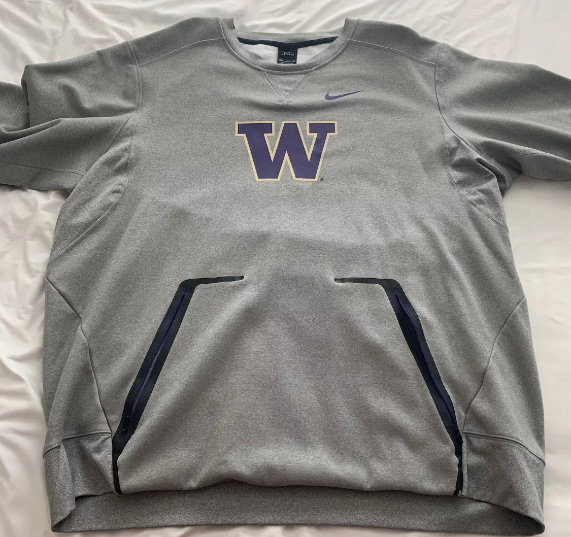 nike dri fit sweater Washington pull over sweater size XXL