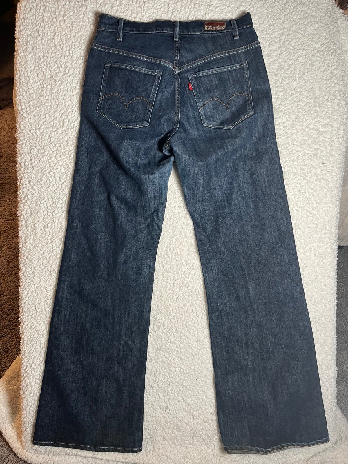 LEVI'S Capital E Super-Hi Wide High Waist Wide Leg Jeans size 31