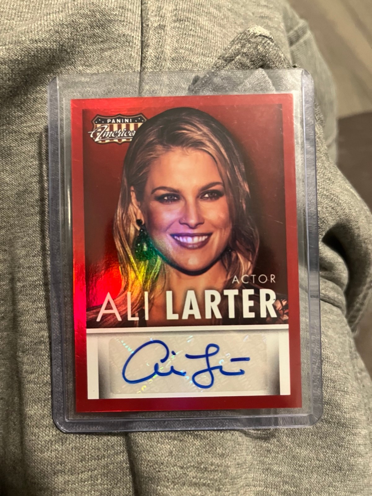 Actor Ali Larter 2015 panini auto