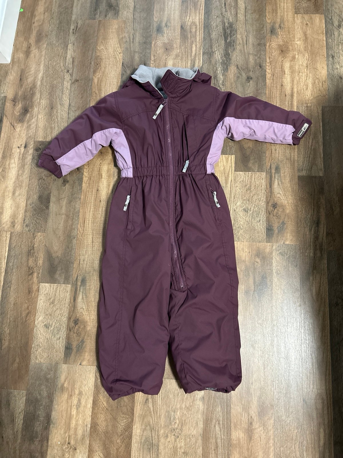 Rei windy peaks snowsuit insulated hooded size 4-5