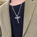 Wings cross necklace