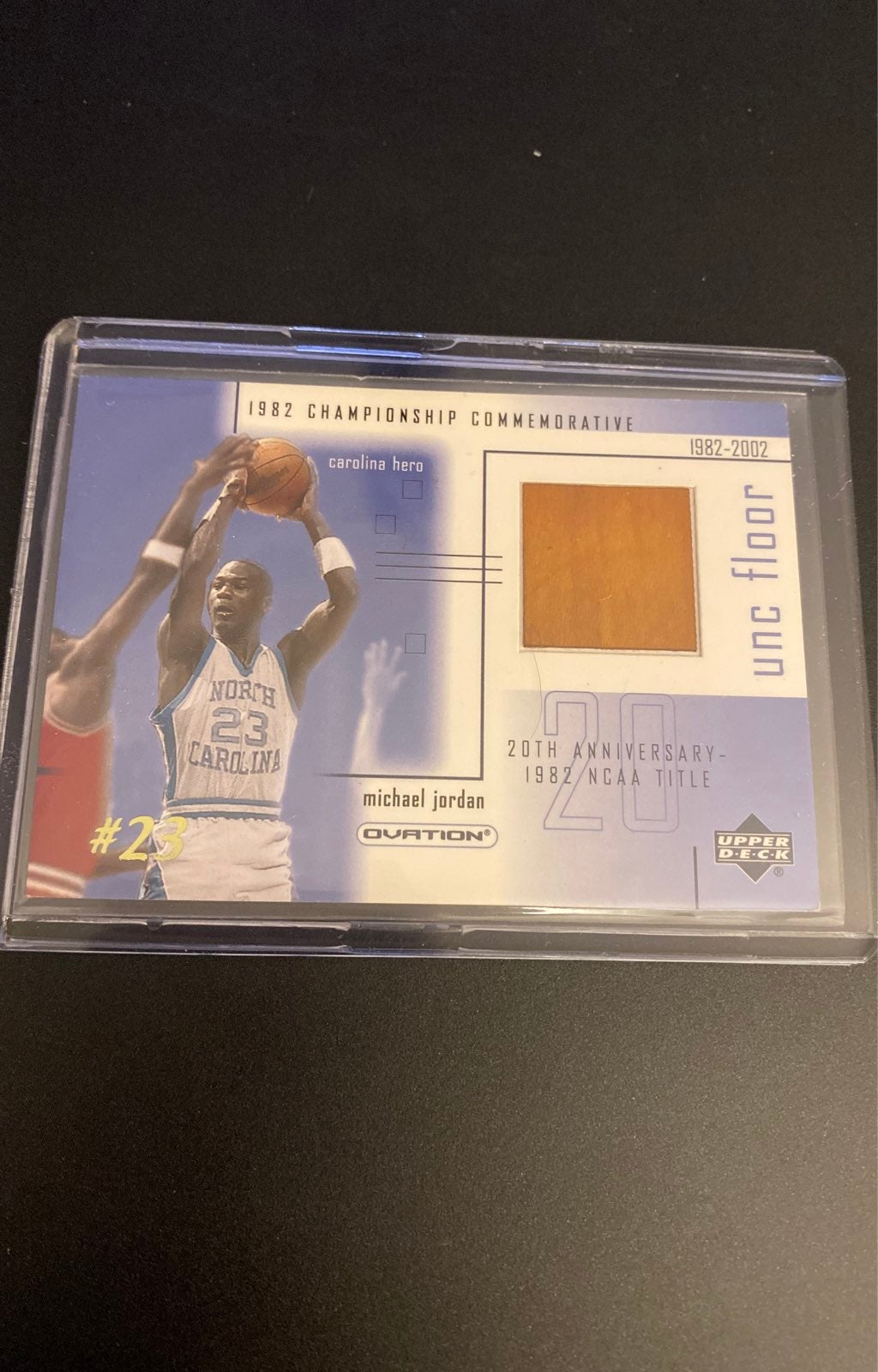 Michael Jordan Upper Deck Card with Floor