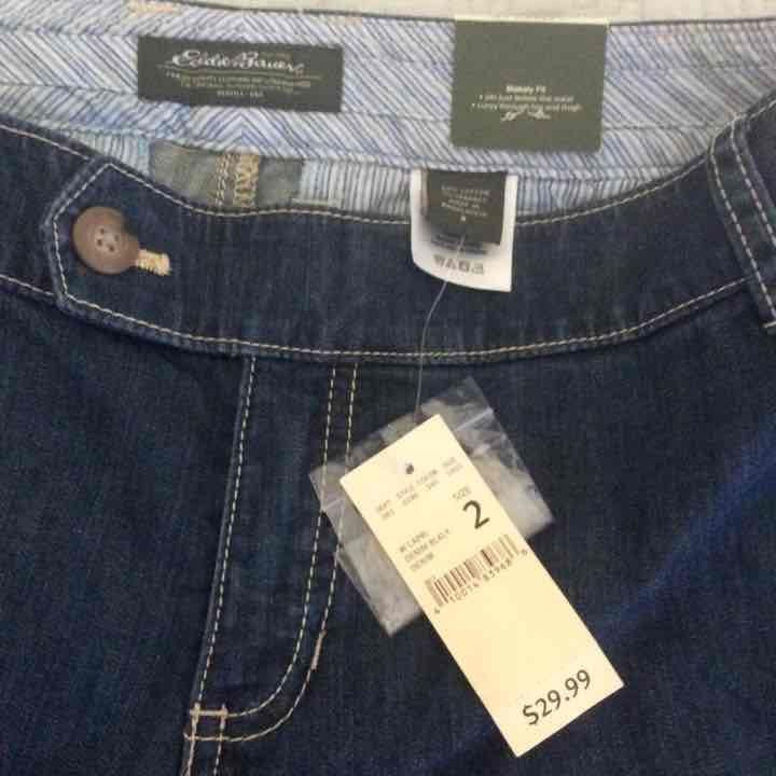 Eddie Bauer Blakey Denim Capris-New/Tags