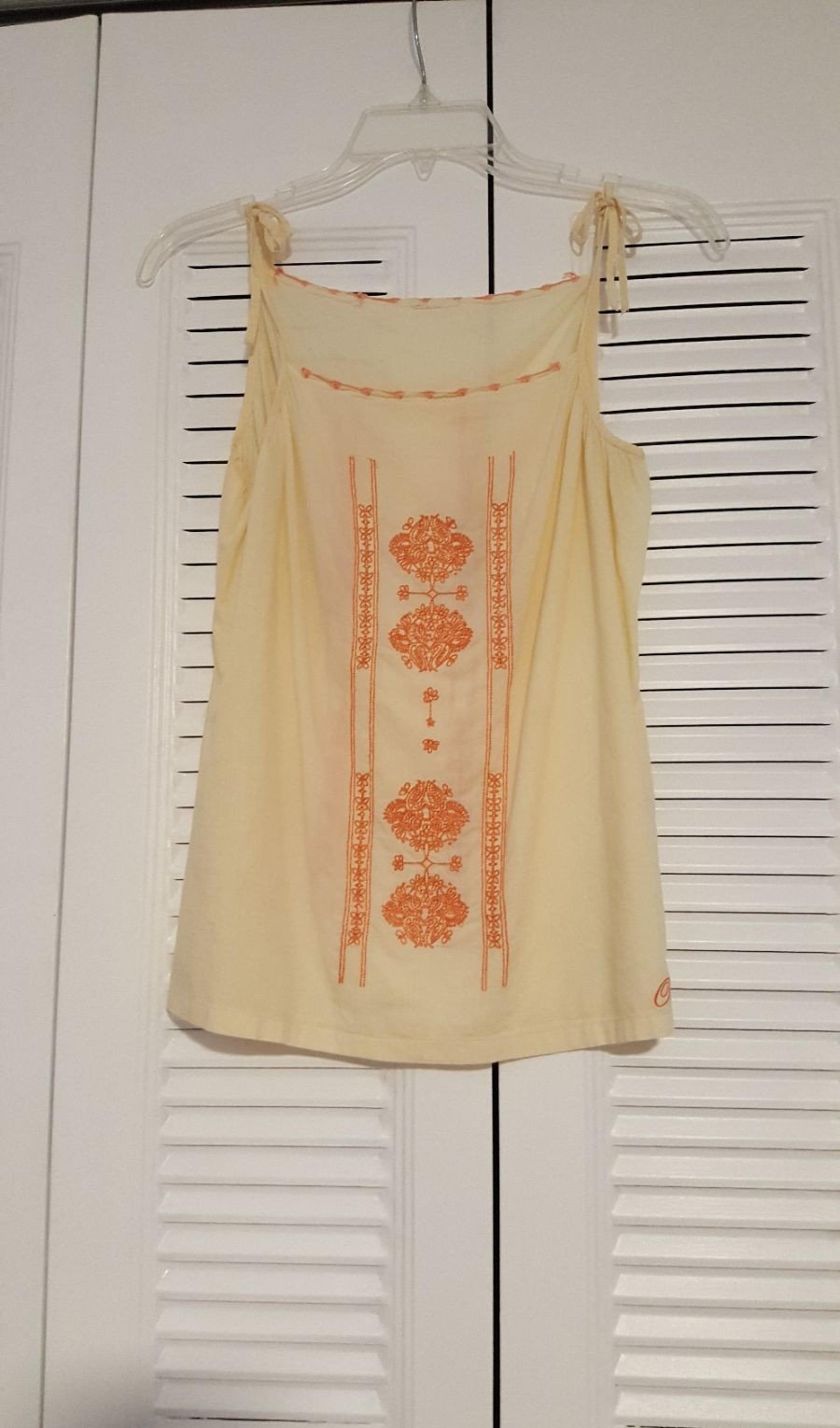 Vtg 1970s O'Neill Embroidered Tank Top
