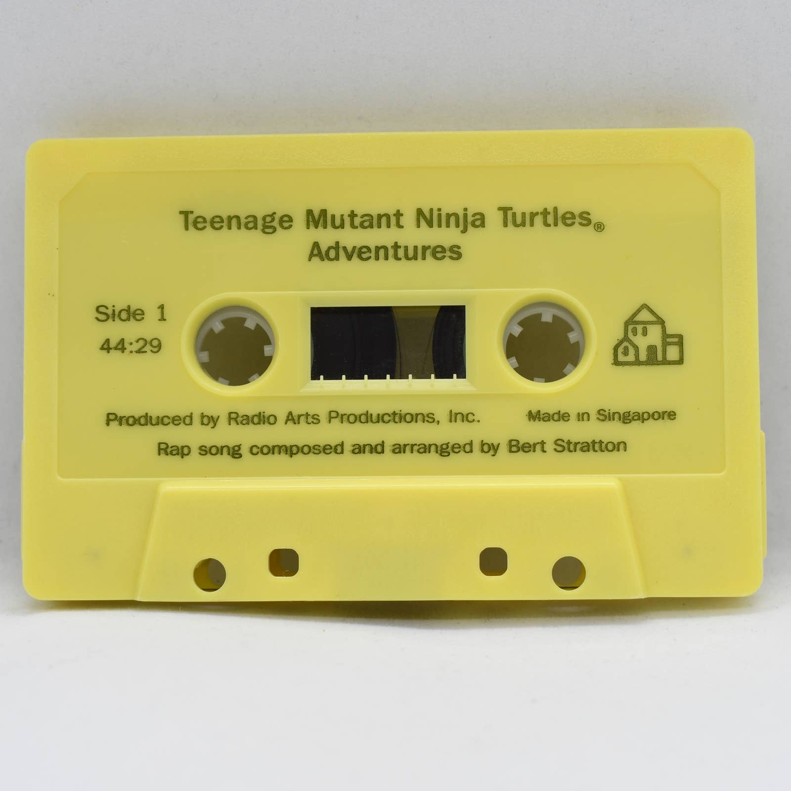 1989 Teenage Mutant Ninja Turtles Adventures TMNT Cassette Tape!!!