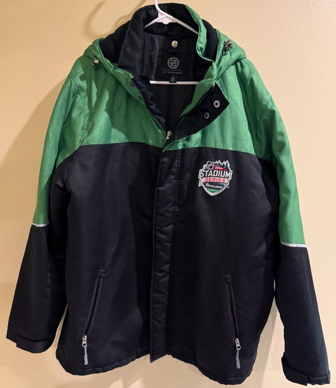 G-III Sports By Carl Banks 2016 Stadium Series Insulated Hooded Jacket Sz L