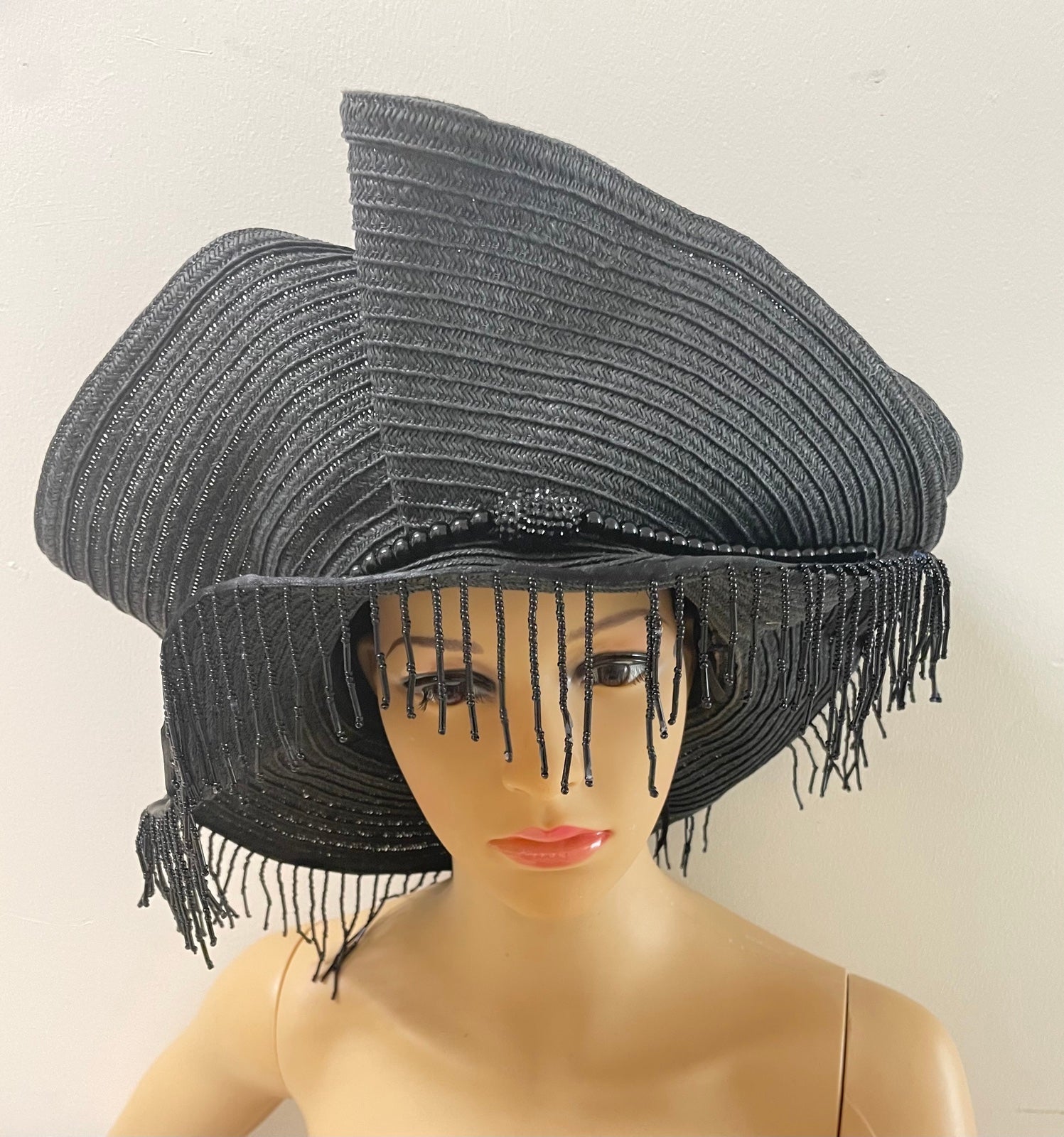 Handmade Black Woman’s Style Hat