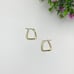 Geometric Square Hoop Earrings for Women
