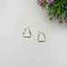 Geometric Square Hoop Earrings for Women