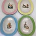NWT ANTIQUE WILLIAM SANOMA EASTER PLATES SET OF 4
