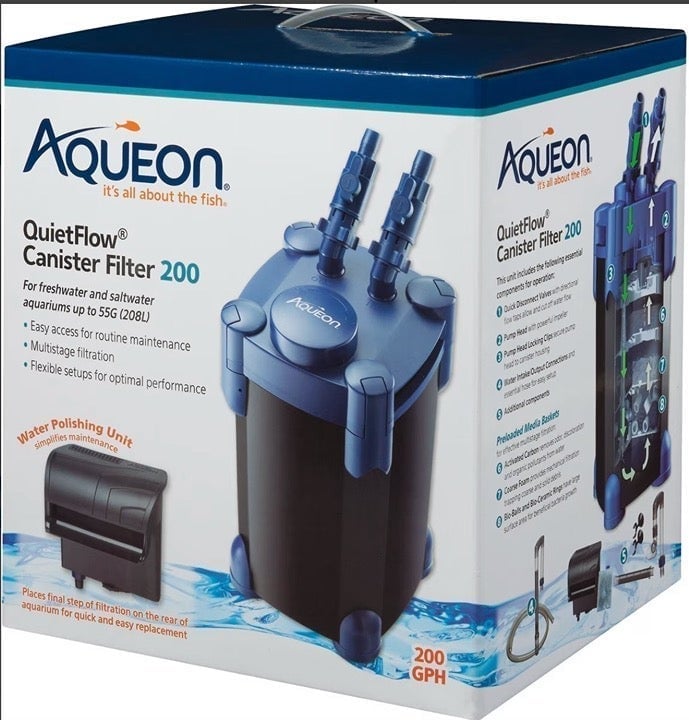 Aqueon QuietFlow Canister Filter 200 *Filtration Parts ONLY* [NO Bucket]