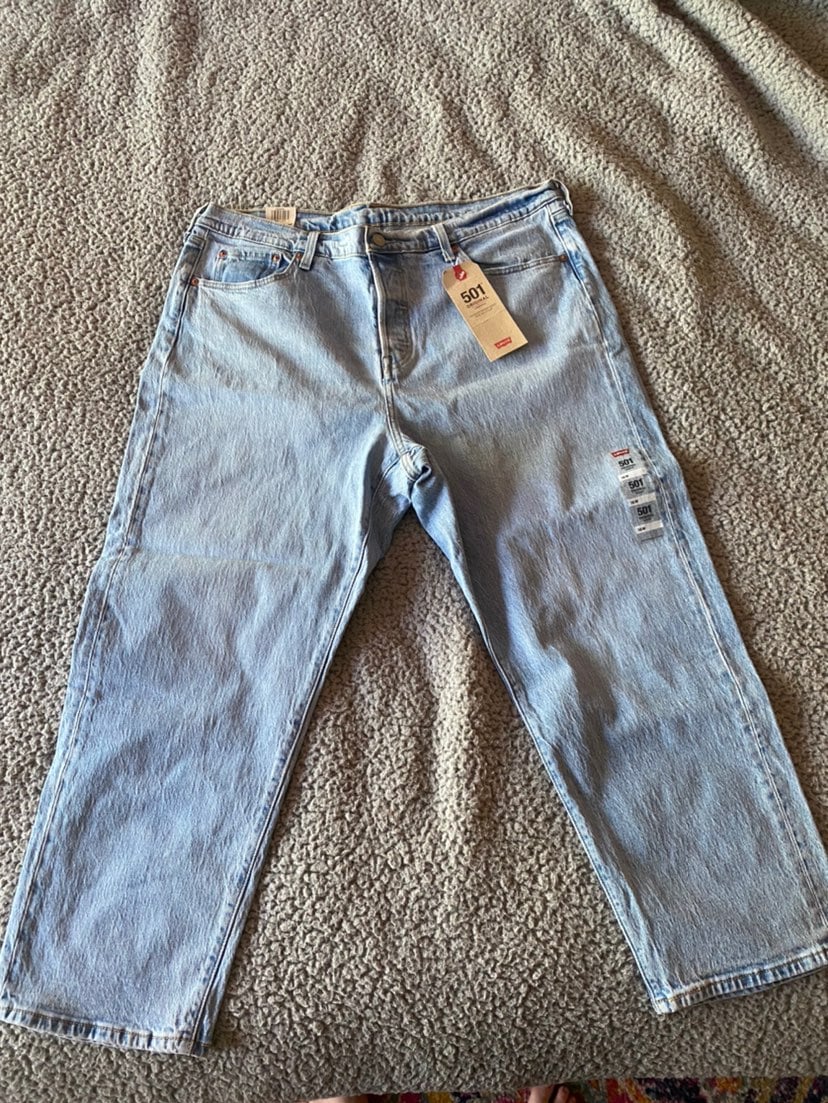 Levi's light-wash 501 Jeans US size 16 with Tags