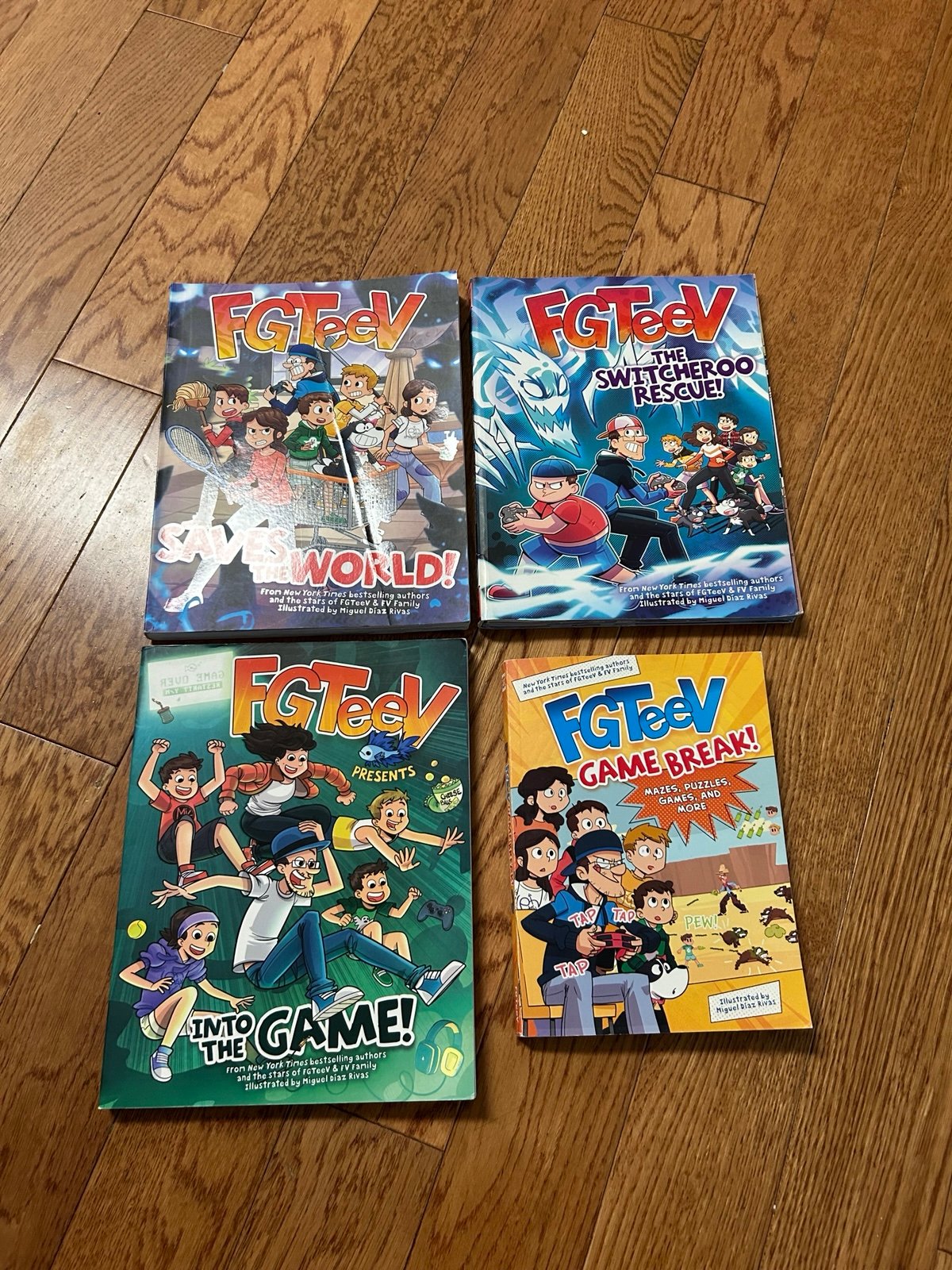 FgTeev books- set of 4