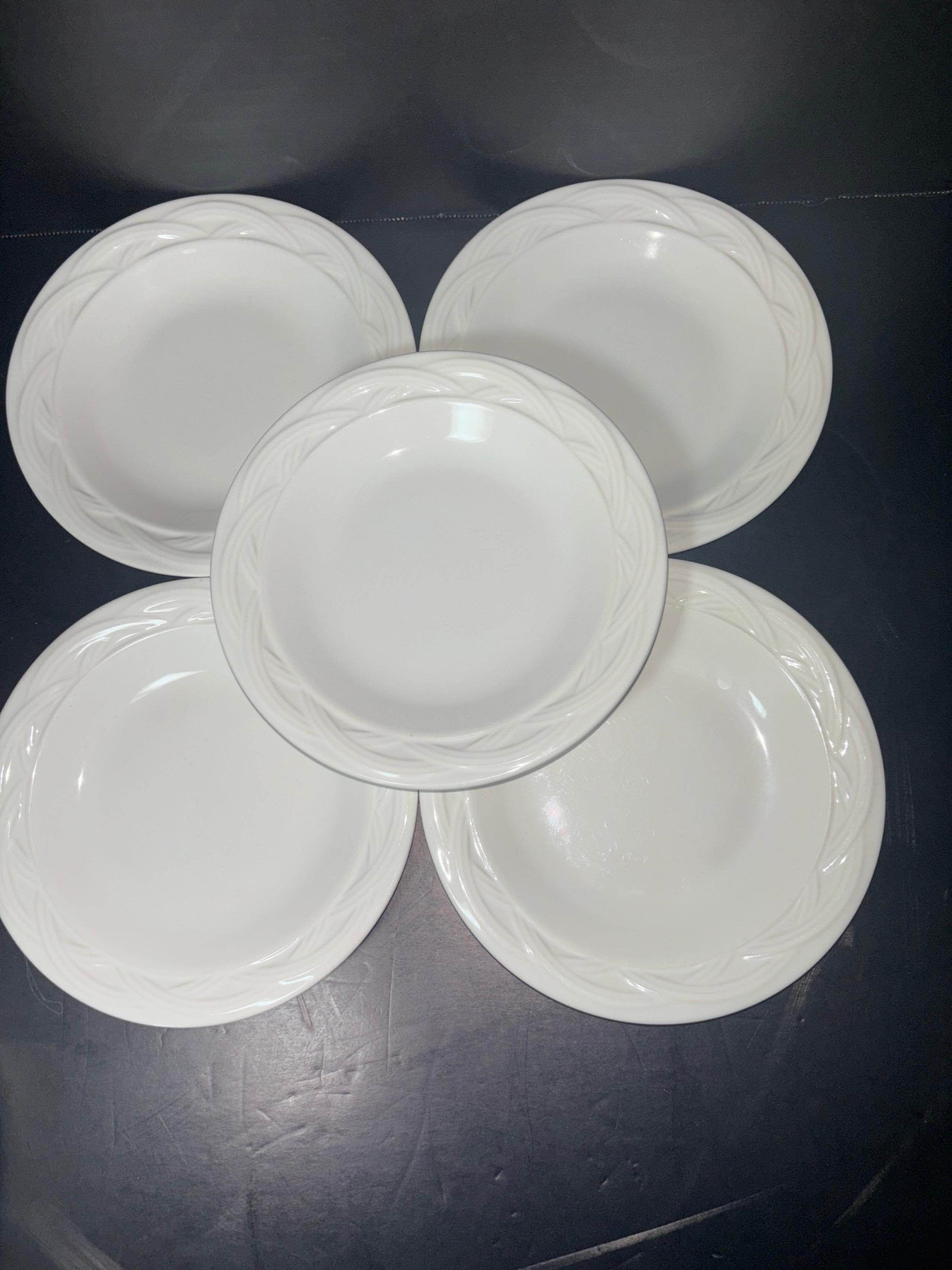 Pfaltzgraff Acadia White Salad Plates